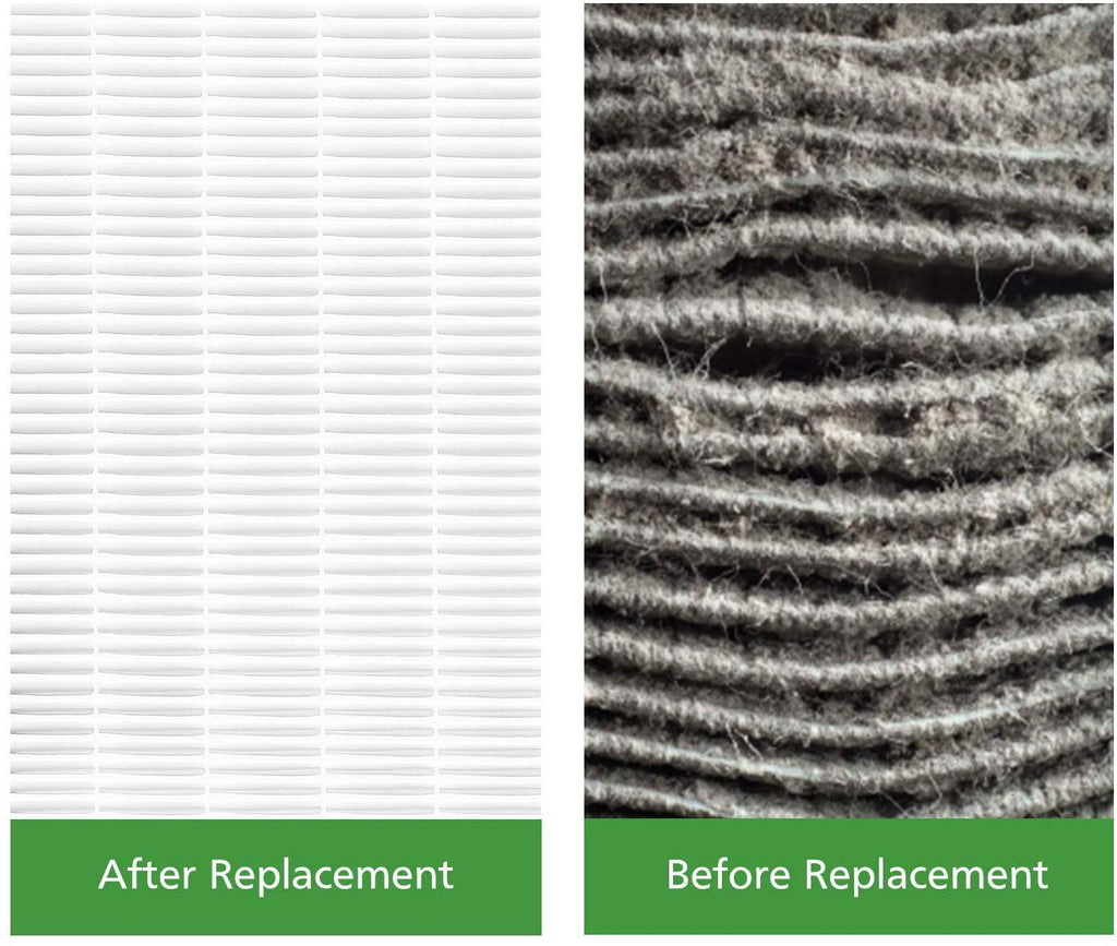 isinlive LV-PUR131 Replacement Filters for LEVOIT Air Purifier and LEVOIT Smart Wi-Fi Air Purifier LV-PUR131S, HEPA and Activated Carbon Filter, LV-PUR131-RF (2 Pack)