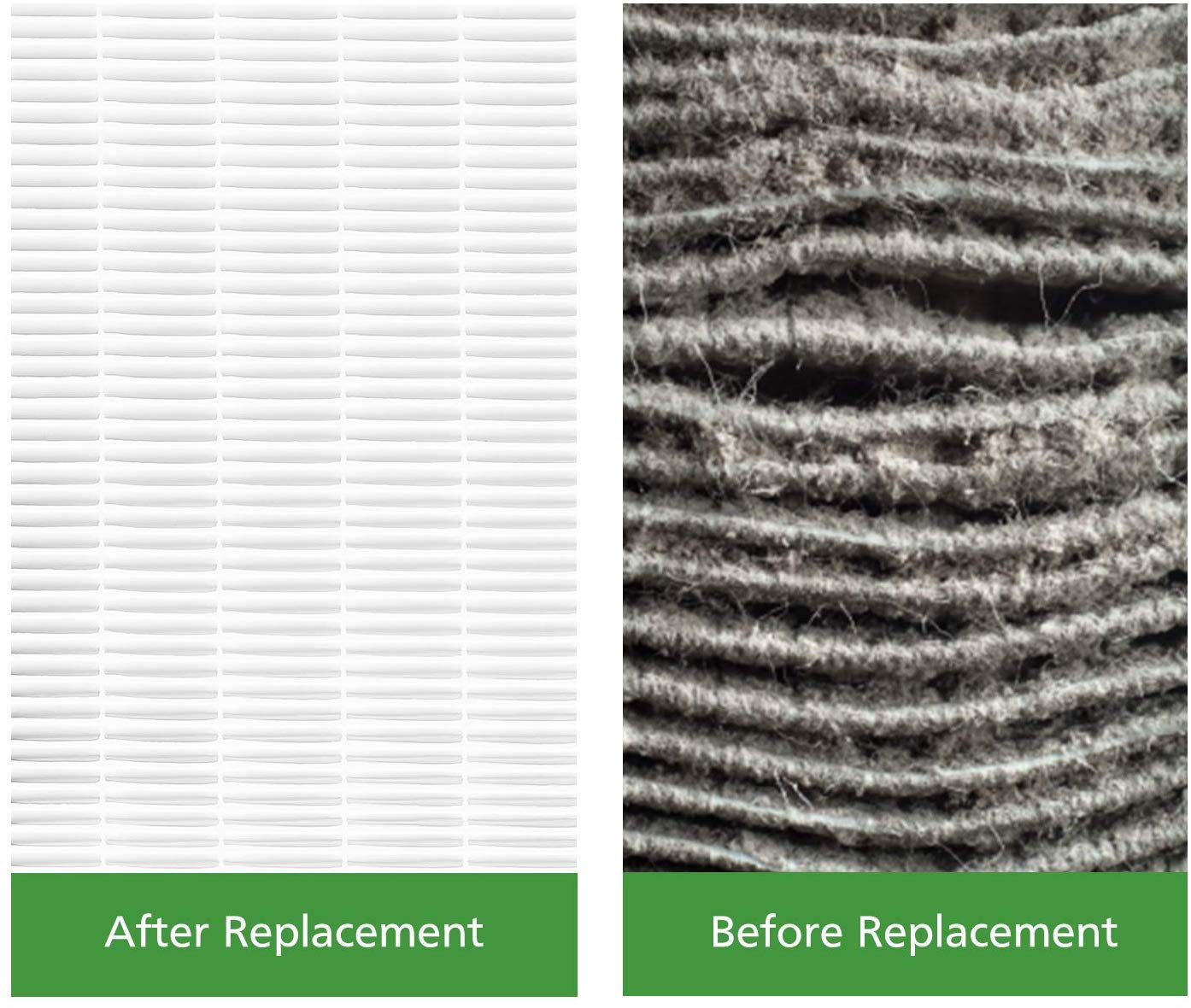 isinlive LV-PUR131 Replacement Filters for LEVOIT Air Purifier and LEVOIT Smart Wi-Fi Air Purifier LV-PUR131S, HEPA and Activated Carbon Filter, LV-PUR131-RF (2 Pack)