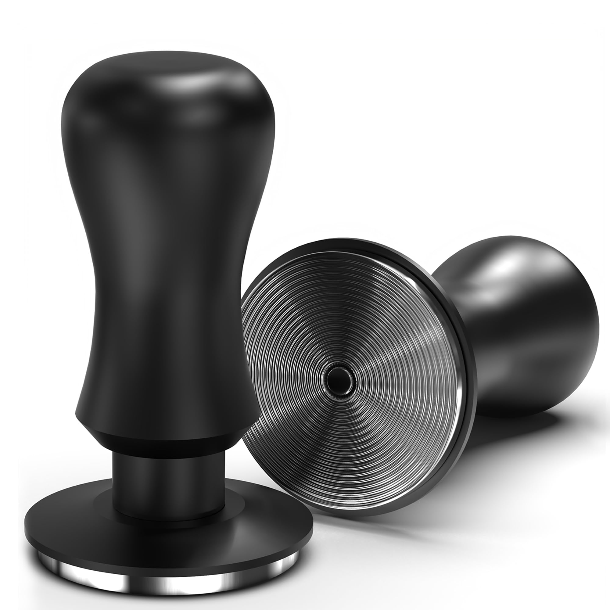KYONANO 53.3mm Espresso Coffee Tamper, 30lb Spring-Loaded Calibrated Tamper with 304 Stainless Steel, Anodized Aluminum Handle, Barista Tamper Compatible with Breville Espresso Coffee Machine