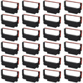LinkDocs ERC30 Replacement for ERC-30/34/38 B/R Ribbons Compatible with Epson TM-U220 M188B ERC30 ERC34 ERC38 NK506 Printer (Black and Red, 24-Pack)