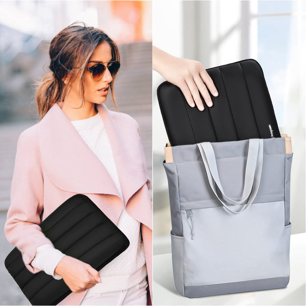 bagasin Laptop Sleeve Bag, 13 13.3 Inch Laptop Sleeve Protective Sleeve for MacBook Air Pro M2/M1, MacBook Pro 14, iPad Pro 12.9, HP, Dell, Lenovo, Asus Notebook