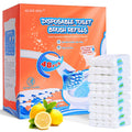 Flushable Toilet Refills with 48ct, Fresh Flushable Disposable Toilet Brush Refills for Toilet and Bathroom, Lemon Scent