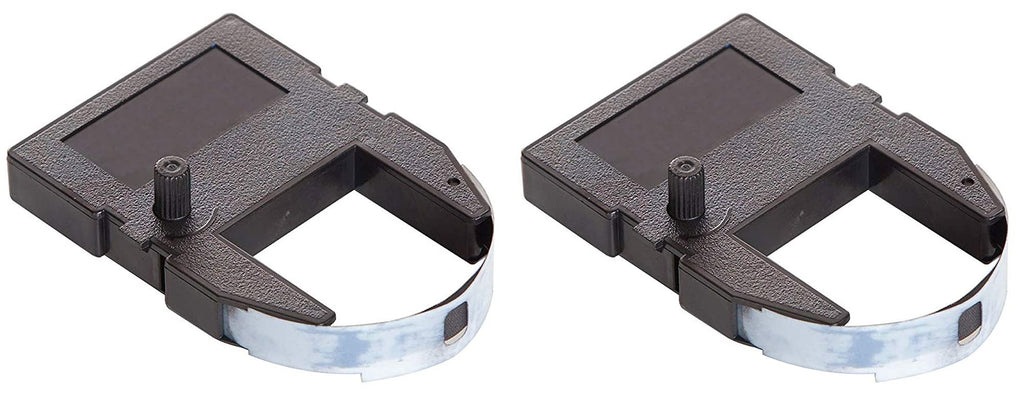 (2 Pack) Ribbon Cartridge for Pyramid 3500, 3700, 4000 Time Clocks, Black Ink, 4000R Compatible Replacement