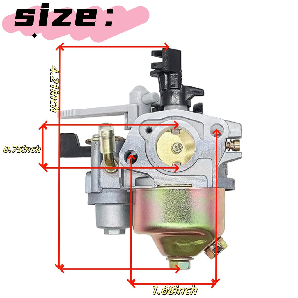 GX160 212cc Carburetor Tune Up Kit Compatible with Predator 212 cc 60363 69727 Engines, Honda GX120 GX140 GX-160 GX168 GX200 GX-200 5HP 5.5HP 6.5HP Engines Parts