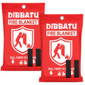 DIBBATU Emergency Fire Blanket for Home, Fire Blankets for Home and Kitchen, Emergency Fire Retardant Blankets for House, Fireproof Blanket for Kitchen, Fireplace, Grill, BBQ