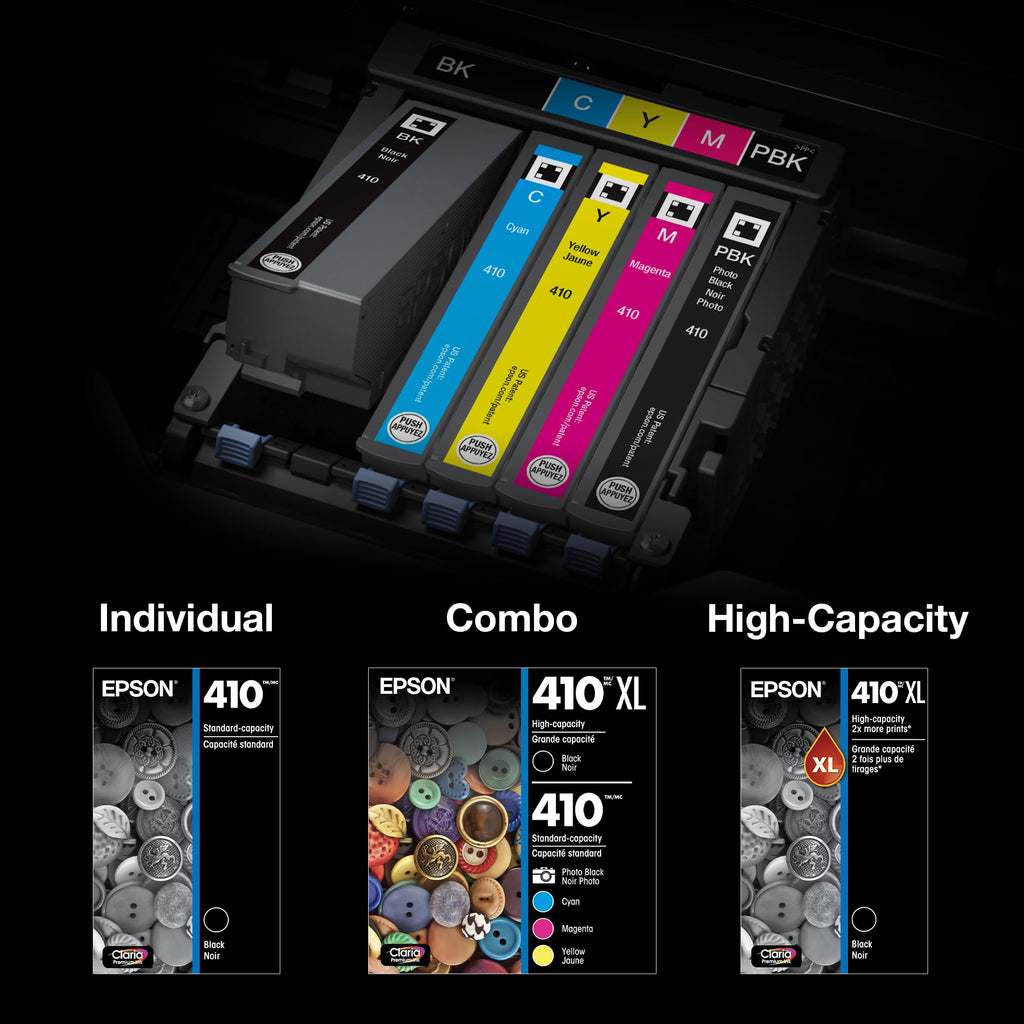 Epson 410 Claria Premium Ink Cartridge, Black (T410020)