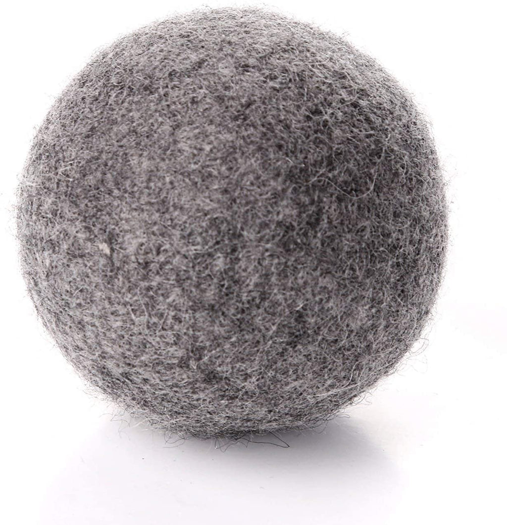 Lypumso Wool Dryer Balls Pack of 6 XL, Organic Premium Wool for Laundry, Natural Fabric Softener - Anti Static, Baby Safe, No Lint, Odorless and Reusable, Saves Drying Time
