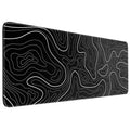 Mouse Pad, Large Mouse Pad Gaming 90 X 40CM(35.43X15.74Inches) Mousepad Big Desk Mat with Non-Slip Rubber Base Keyboard Pad for Gaming and Office-Black
