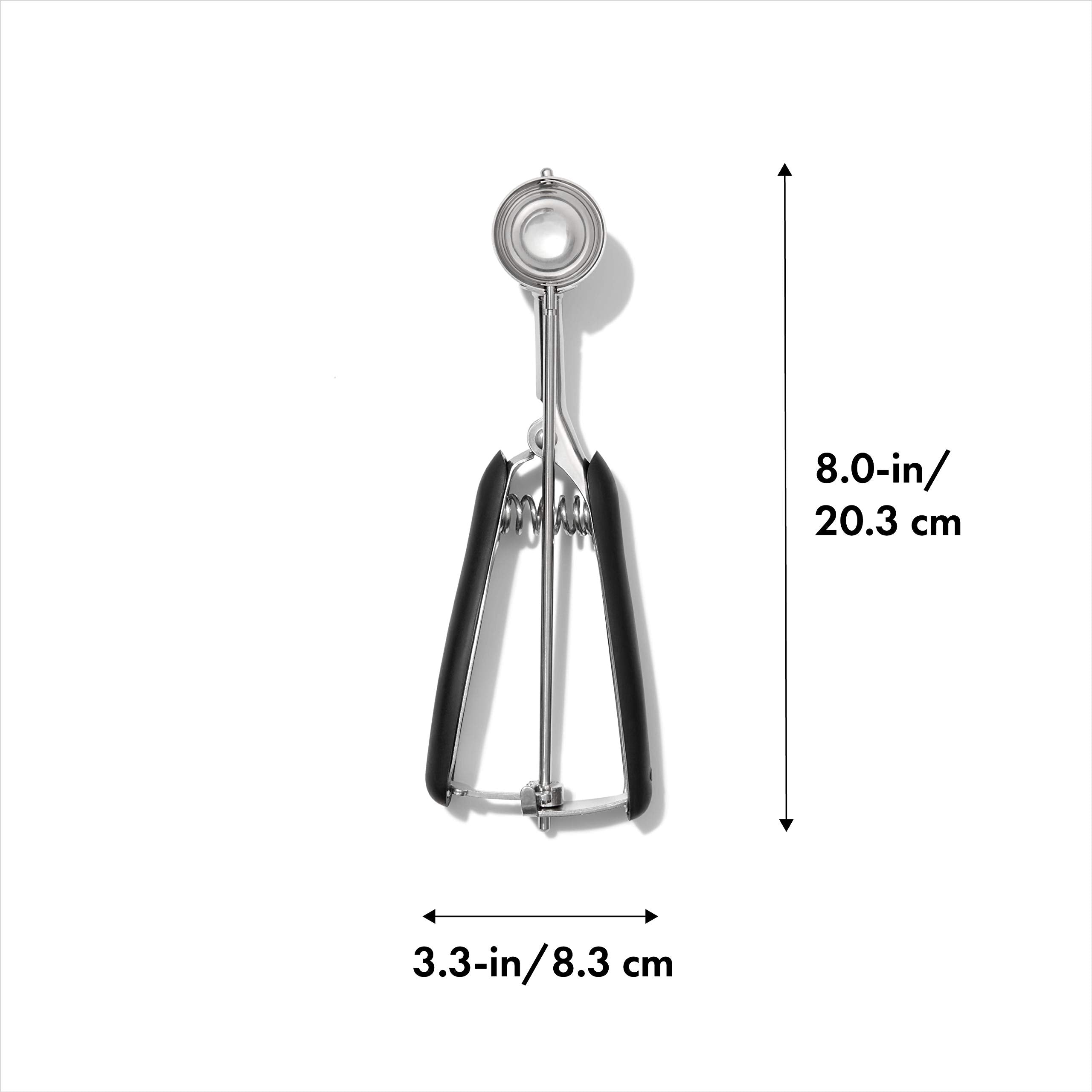 Oxo Good Grips Cookie Scoop, small, 1044083 | Black/Silver