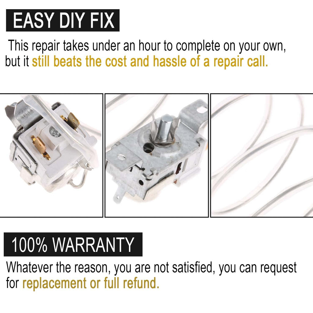 2198202 Refrigerator Cold Control Thermostat by Seentech Easy to Install - Exact Fit for Whirlpool,Kenmore Refrigerator - Replaces Part Numbers: WP2198202 2161284 2198201 PS11739232 AP6006166