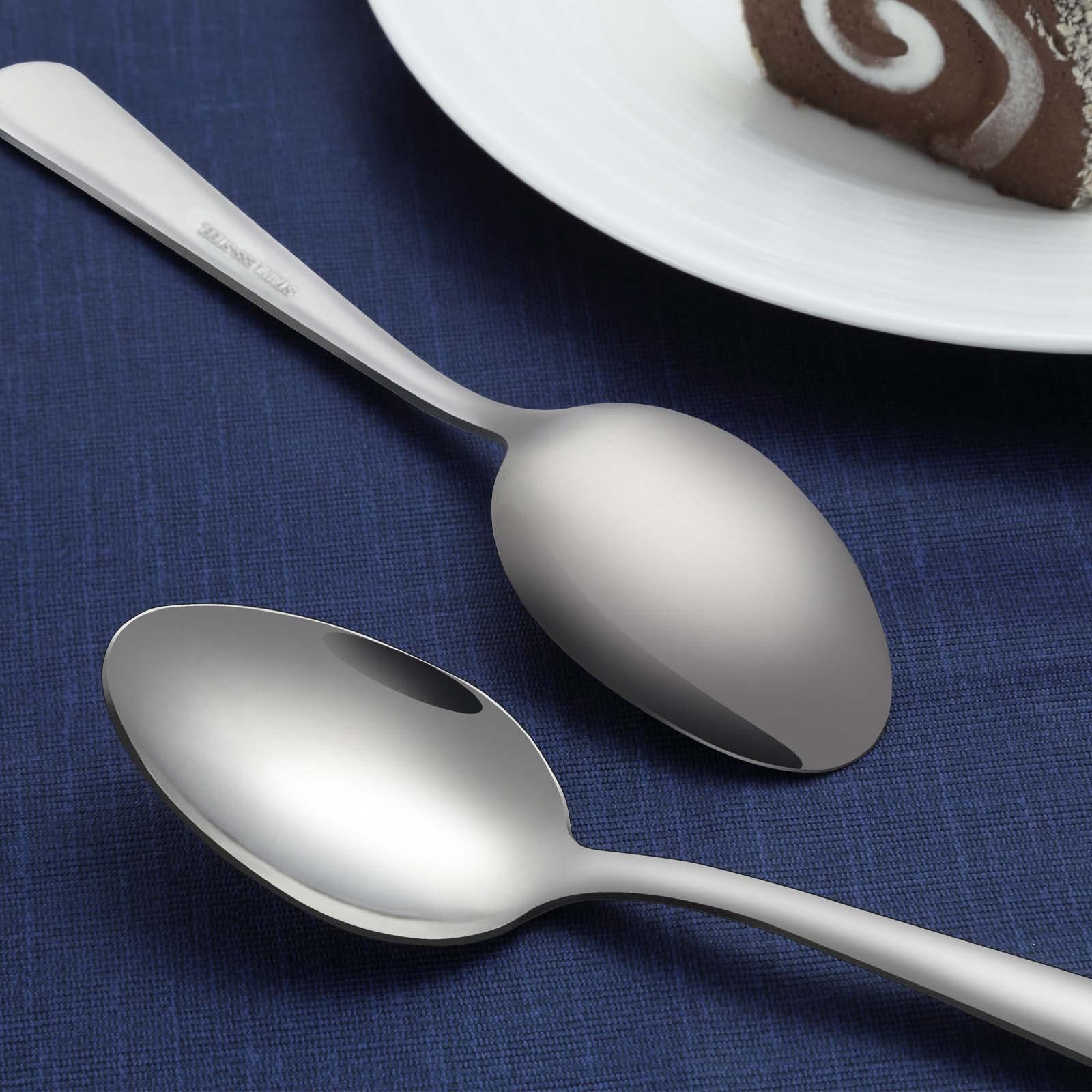 36-Piece Dinner Spoons Set, Funnydin 6.7" Inches Stainless Steel Table Spoons Silverware, Durable Dinner Spoons Set, Use for Home, Hotel and Restaurant - Mirror Polished, Dishwasher Safe