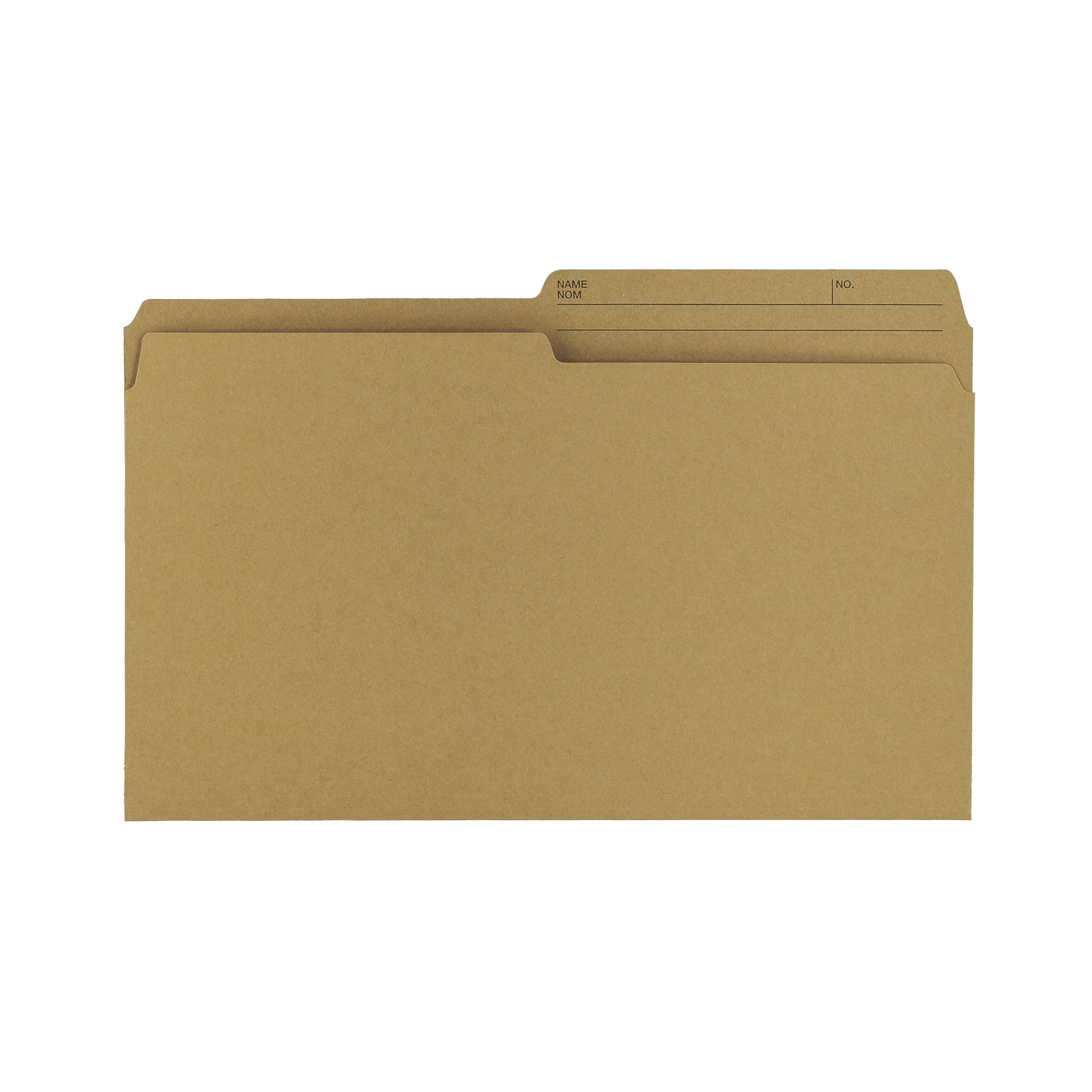 Hilroy Enviro-Plus Recycled File Folders, Legal Size, 100 Per Box, Sand Colour (65002)
