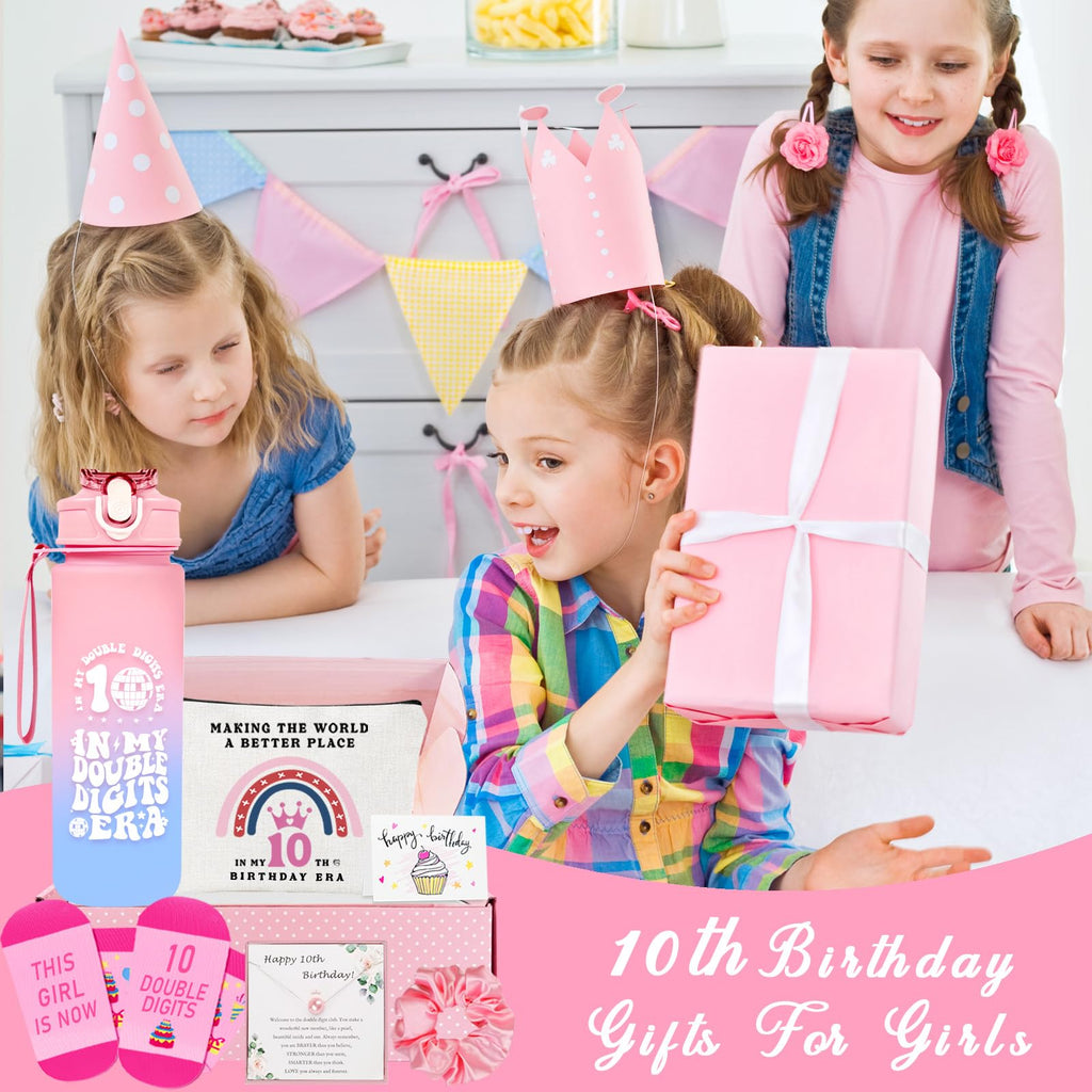 Gifts for 10 Year Old Girls, 10 Year Old Girl Birthday Gifts, 10 Years Old Girl Gift Ideas for Her, Daughter, Sister, Niece, Granddaughter, Popular Double Digits Birthday Gift for Teen Girls