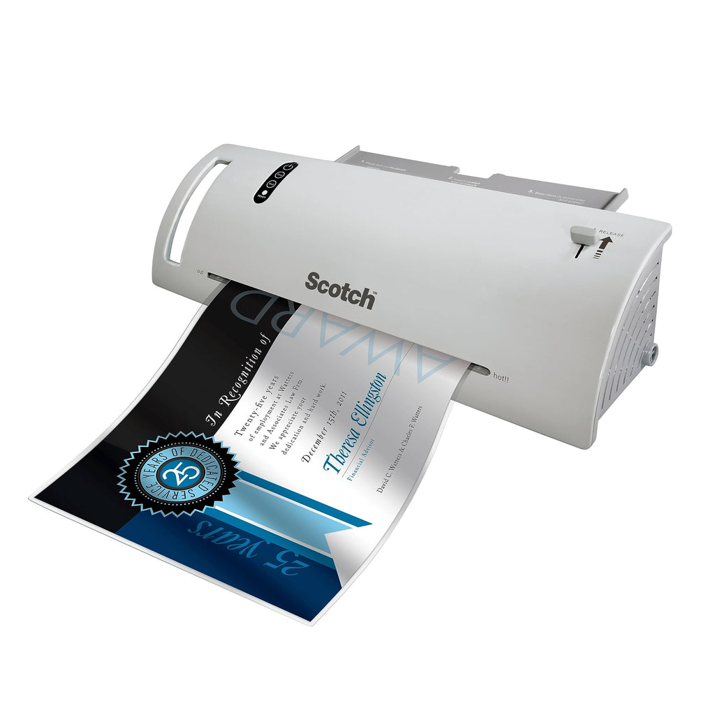 Scotch Thermal Laminating Pouches, 8.9 x 11.4-Inches, 3 mil thick, 50-Pack (TP3854-50)