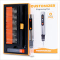 Resparked Customizer Engraving Pen: Ultimate Cordless Portable for Artists & DIYers - Engrave 50+ Surfaces - Beginner Friendly - Rechargeable - Free 30 Bits & Mastery Guide