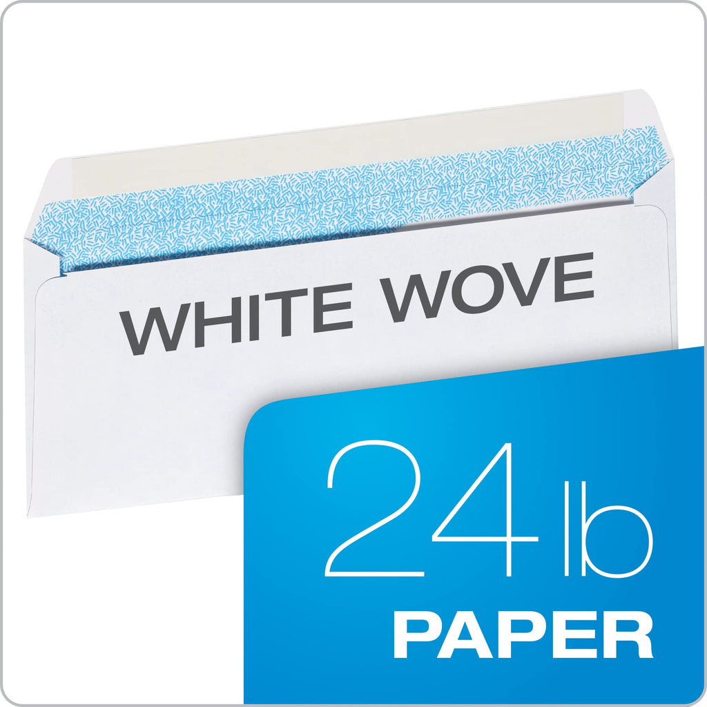 Columbian #10 Double-Window Security Envelopes, 4-1/8 x 9-1/2 Inch, Self Seal, White, for Mailing Invoices, Statements & Documents, 500/Box (COLO338)