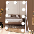 14.6" Vanity Makeup Mirror with Lights, Hollywood Mirror with 11 Dimmable LED Bulbs,3 Color Modes,Touch Control