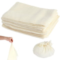12Pcs Cheese Cloths, 100% Unbleached Organic Cotton with Closed Edges, 20x20 inch Reusable Organic Cheesecloth, Ultra Fine Muslin Cloth for Straining, Cooking, Cheesemaking, Baking