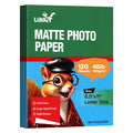 Uinkit 120 Sheets Presentation Paper Matte 8.5x11 Inkjet 49lb 180gsm Single Side Printable Photo for All Dye Ink Inkjet Printers