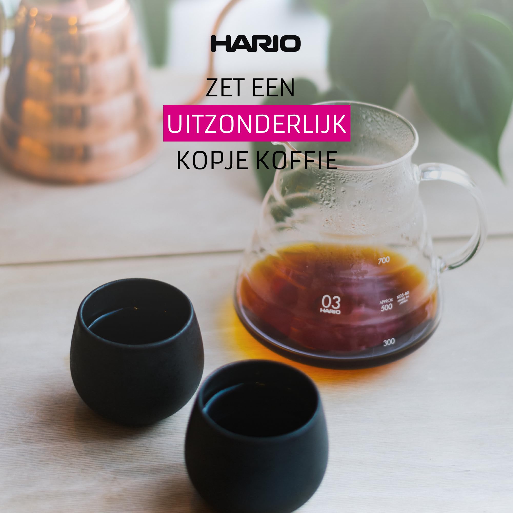 Hario V60 Clear Glass Range Server, 800ml