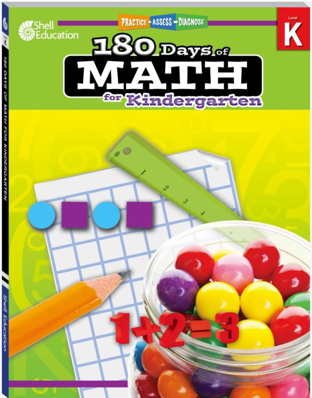 180 Days™: Math for Kindergarten: Practice, Assess, Diagnose