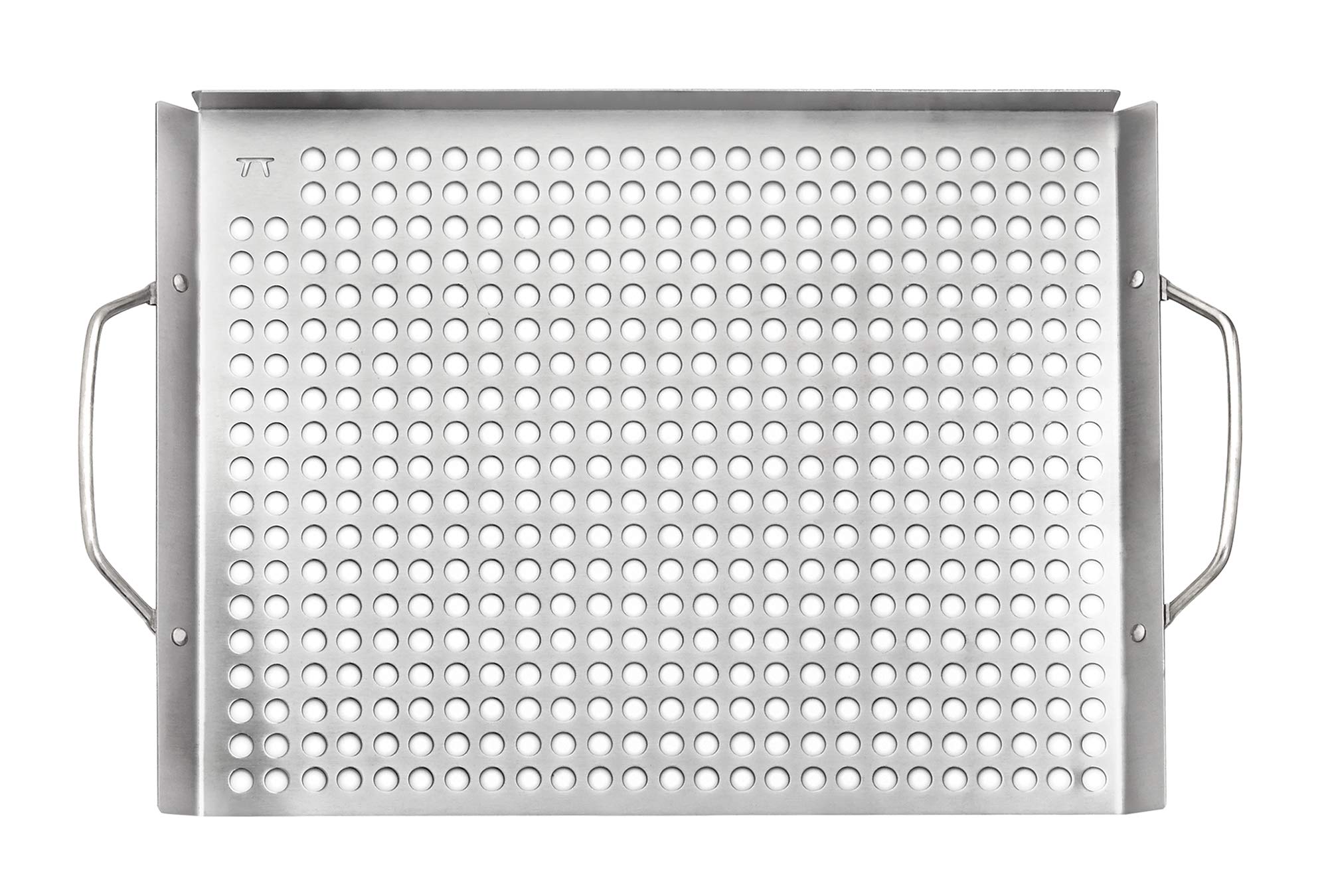 Outset 76632 Stainless Steel Grill Topper Grid, 11"x17" BBQ Tray