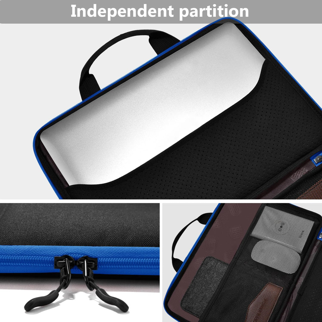 Hseok Laptop Sleeve 13-14 Inch Case Briefcase Compatible with MacBook Neo Pro 14 M5/M4/M3/M2/M1, All Models 13.3 Mac Air/Pro, XPS 13 14, Most Popular 13"-14" Notebooks,B01K02