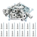 MUXHEL 240Pcs Drywall Anchors and Screws Kit, Heavy Duty Heavy Duty Zinc Self Drilling Drywall Anchors with #8 x 1-1/4'' Screws Kit for Drywall, Sheetrock, Hollow Door and Plaster Wall
