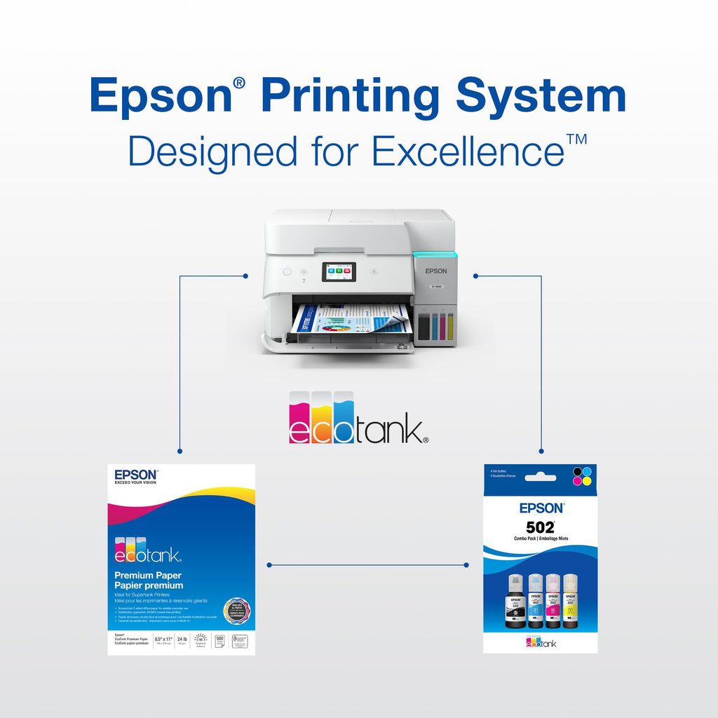 EPSON 522 EcoTank Ink Ultra-high Capacity Bottle Black (T522120-S)Works with ET-2720, 2800, 2803, 2840, 4700, 4800, 4810