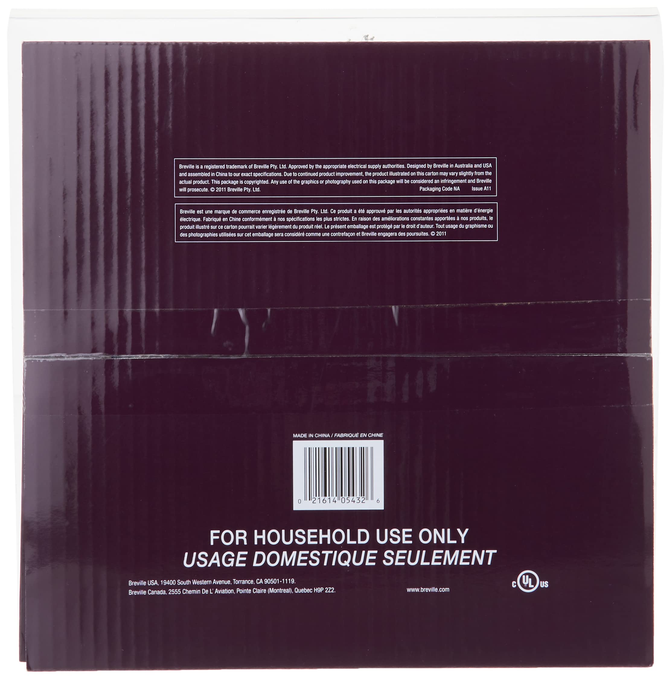 Breville 11-Inch Pizza Pan, Non Stick - BREBOV450PP11