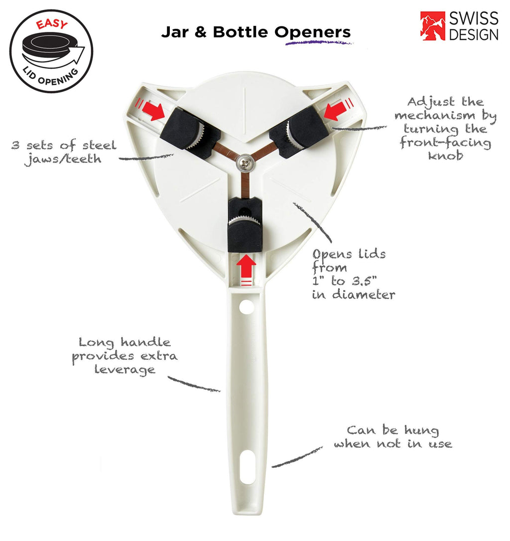 Kuhn Rikon The Gripper Jar Opener, White