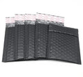 5x7 Inch Black Poly Bubble Mailers Small Padded Envelopes Self-Sealing Shipping Bags 100 Pack