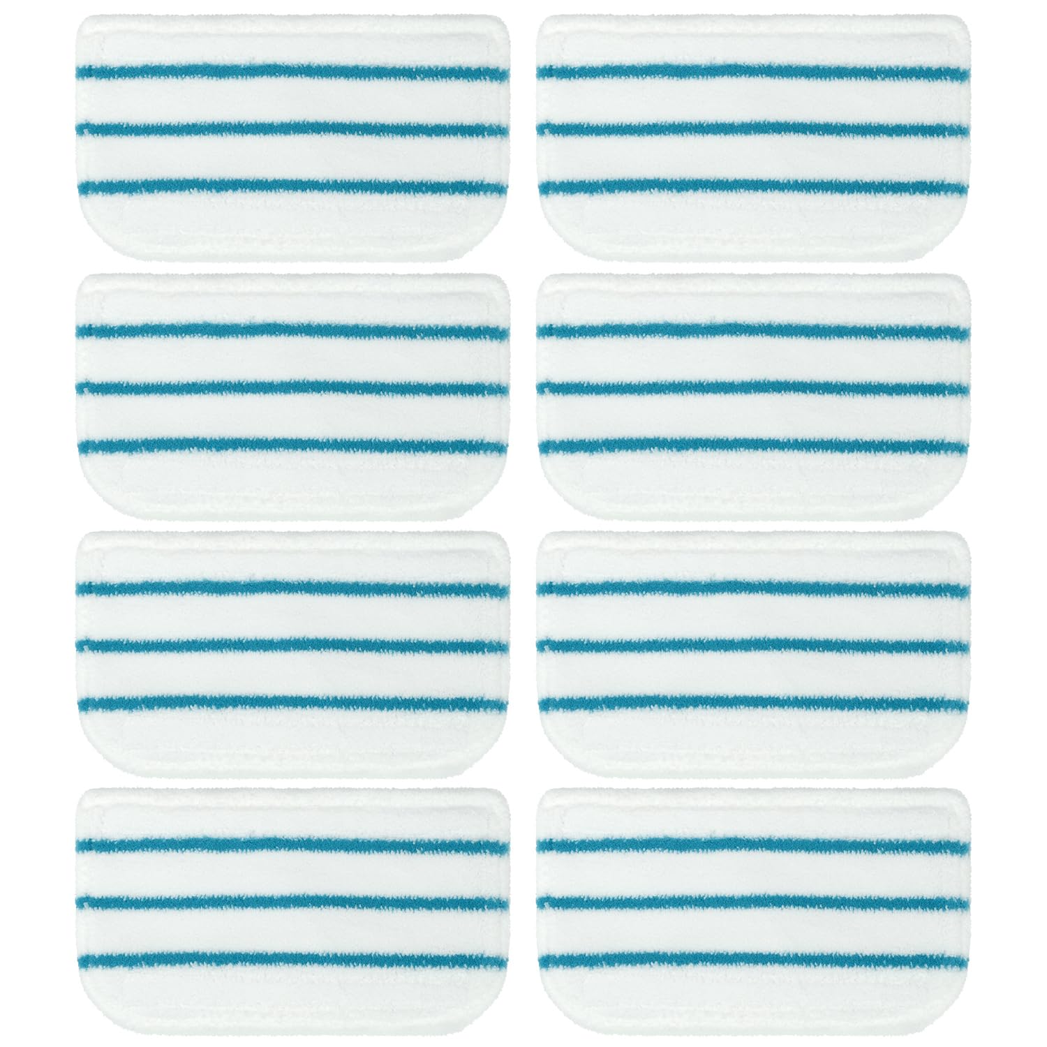 8 Pack Steam Mop Pads Replacement Compatible with Black+Decker Steam Mop SM1600, SM1610, SM1620, HSM13E1, HSMC1300FX, HSMC1321, HSMC1361SG SMP20 Black and Decker Steam Mop Pads for Floor Cleaning