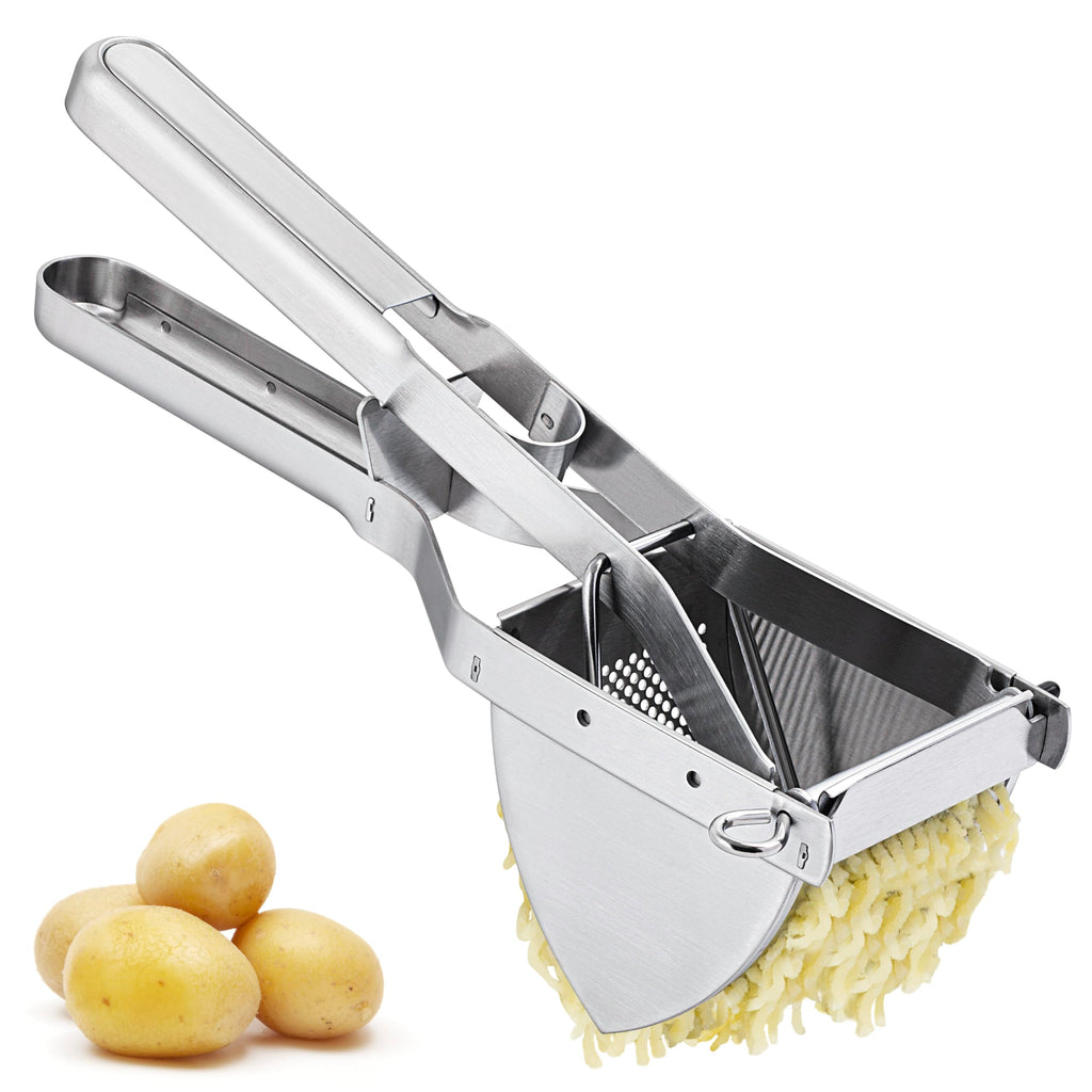 MyLifeUNIT Potato Ricer, Stainless Steel Potato Masher & Squeezer, Extra Large Capacity Ricer for Mashed Potatoes, Ergonomic Comfort Grip
