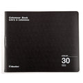 Blueline Columnar Book, Twin-Wire Binding, 30 Columns with Description, 80 Pages, 12-Inch x 14-15/16-Inch, Black (A769.30T)