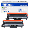 SUDLTO TN830XL Compatible for Brother TN830 XL TN 830 XL TN830BK Toner Cartridge for Brother DCP-L2640DW L2647DW MFC L2760DW L2807DW L2820DW L2900DW HL-L2400D L2405W L2420DW L2467DW Printer (2 Black)