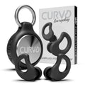 CURVD Everyday Earplugs + Case Clip Bundle, The Perfect earplug for Sleep, Travel, Noise Sensitivity/canceling + Case Clip Package Portable Waterproof Container & Silicone Sleeve for Ear Plugs(Black)