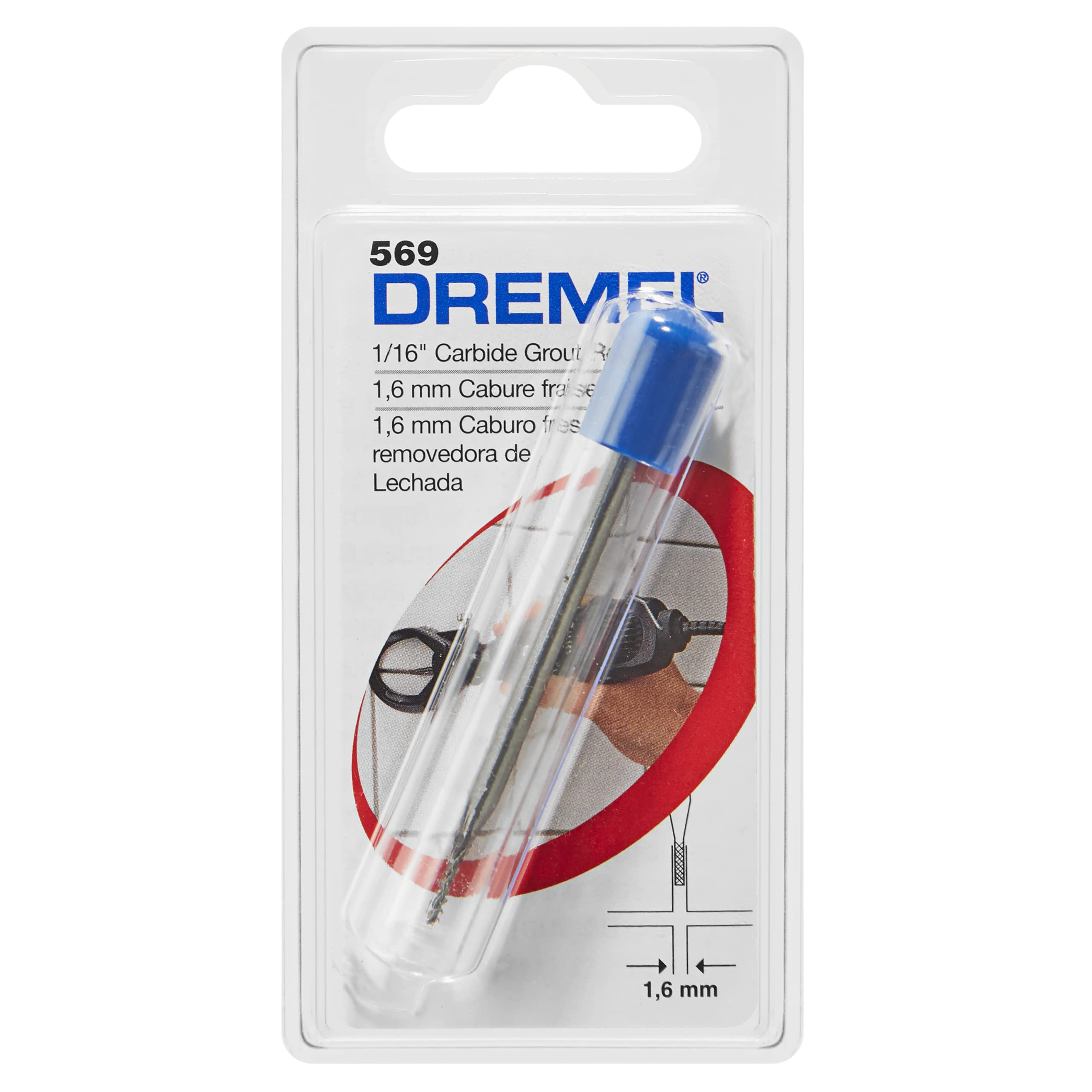 Dremel 569 1/16-Inch Diameter Grout Removal Bit