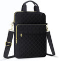 MicaYoung Laptop Tablet Sleeve Bag Carrying Case Fits 14 inch MacBook Pro M5 M4 M3 M2 M1/13.6 inch MacBook air M4/M3/M2/13 Inch iPad Pro M4 Air M3/12.9 inch iPad with Keyboard, Black