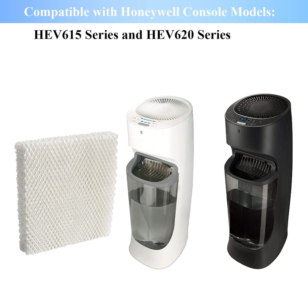 KeYiJia HFT600 Filter T Humidifier Wick Filter Compatible with Honeywell Tower HumidifierHEV615 HEV620 Replace Part HFT600T, HFT600PDQ Accessory (Pack of 5) (White)
