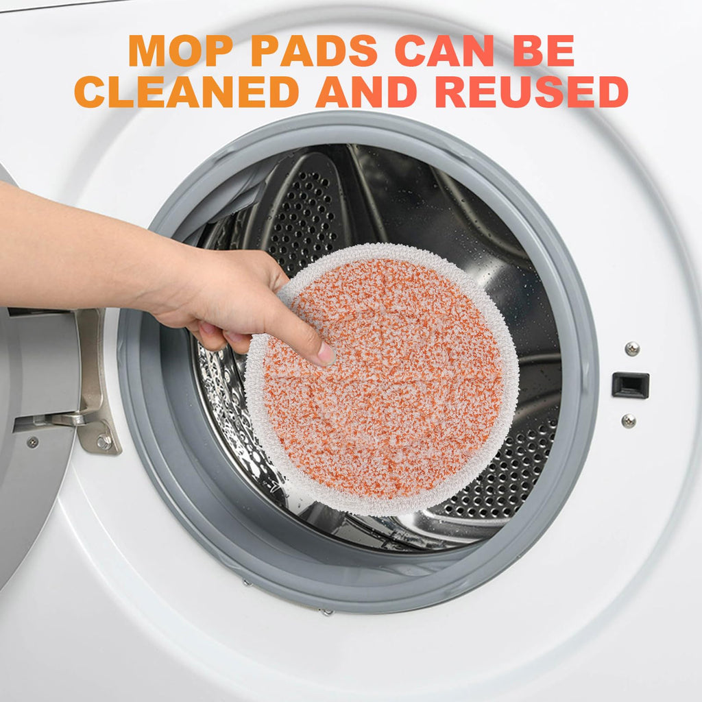 Steam Mop Pads for Shark: 10 Pack Replacement Mop Refills Compatible with Shark S7000AMZ S7001 S7001TGT S7000 S7201 S8201 S8001 Steam Mop - Reusable Steam Scrub Cleaning Pads Fit for Shark