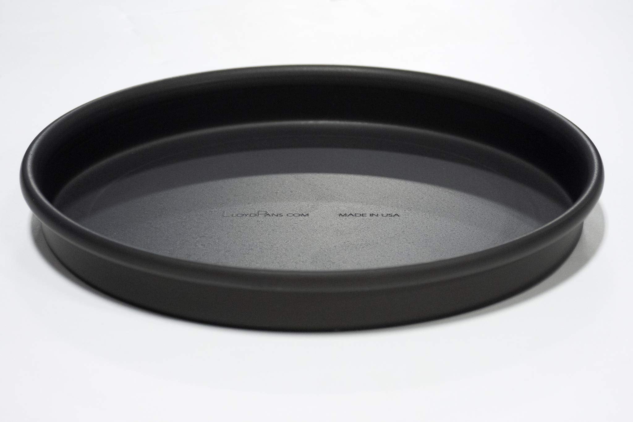 LloydPans Straight Sided Pizza Pan 10 Inch by 1 Inch - PSTK