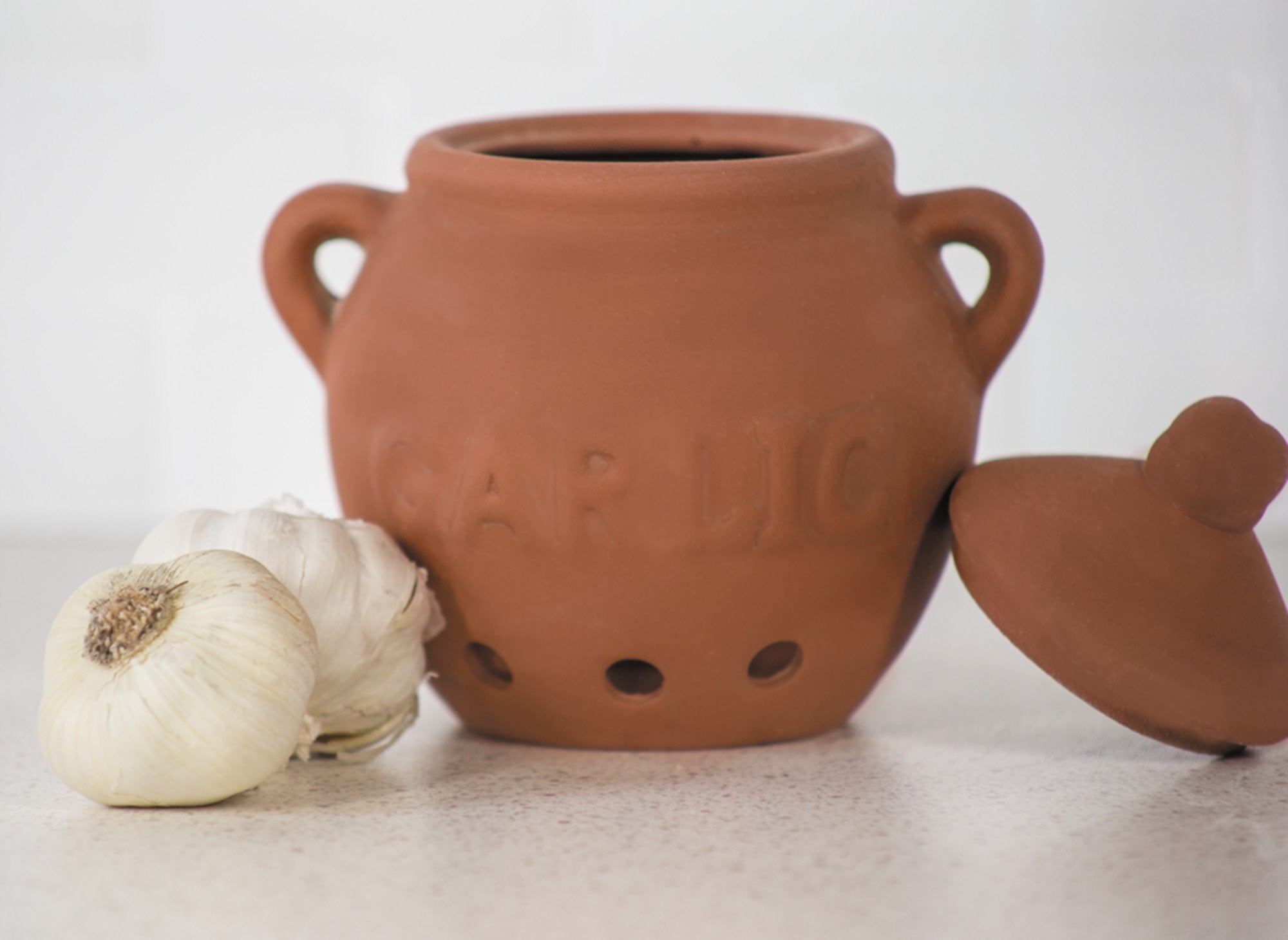 Fox Run 3936 Garlic Keeper, Terra Cotta