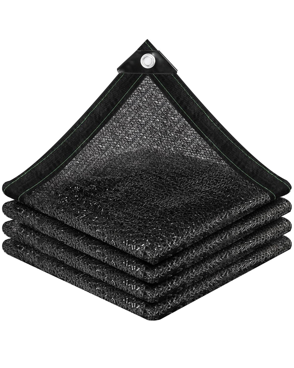 50% Sunblock Shade Cloth Net Black Resistant - 6x12 Ft Garden Shade Mesh for Plant Cover, Greenhouse, Chicken Coop, Kennels, Tomatoes Plants