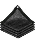 50% Sunblock Shade Cloth Net Black Resistant - 6x12 Ft Garden Shade Mesh for Plant Cover, Greenhouse, Chicken Coop, Kennels, Tomatoes Plants