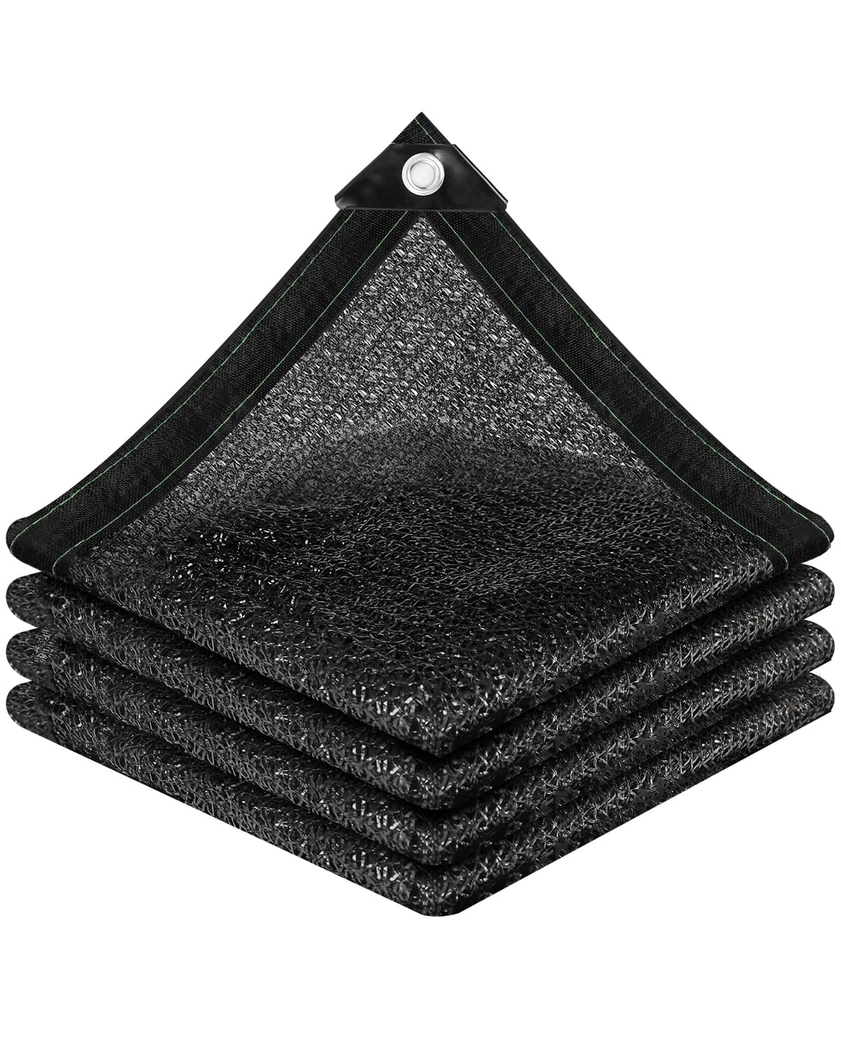 50% Sunblock Shade Cloth Net Black Resistant - 6x12 Ft Garden Shade Mesh for Plant Cover, Greenhouse, Chicken Coop, Kennels, Tomatoes Plants