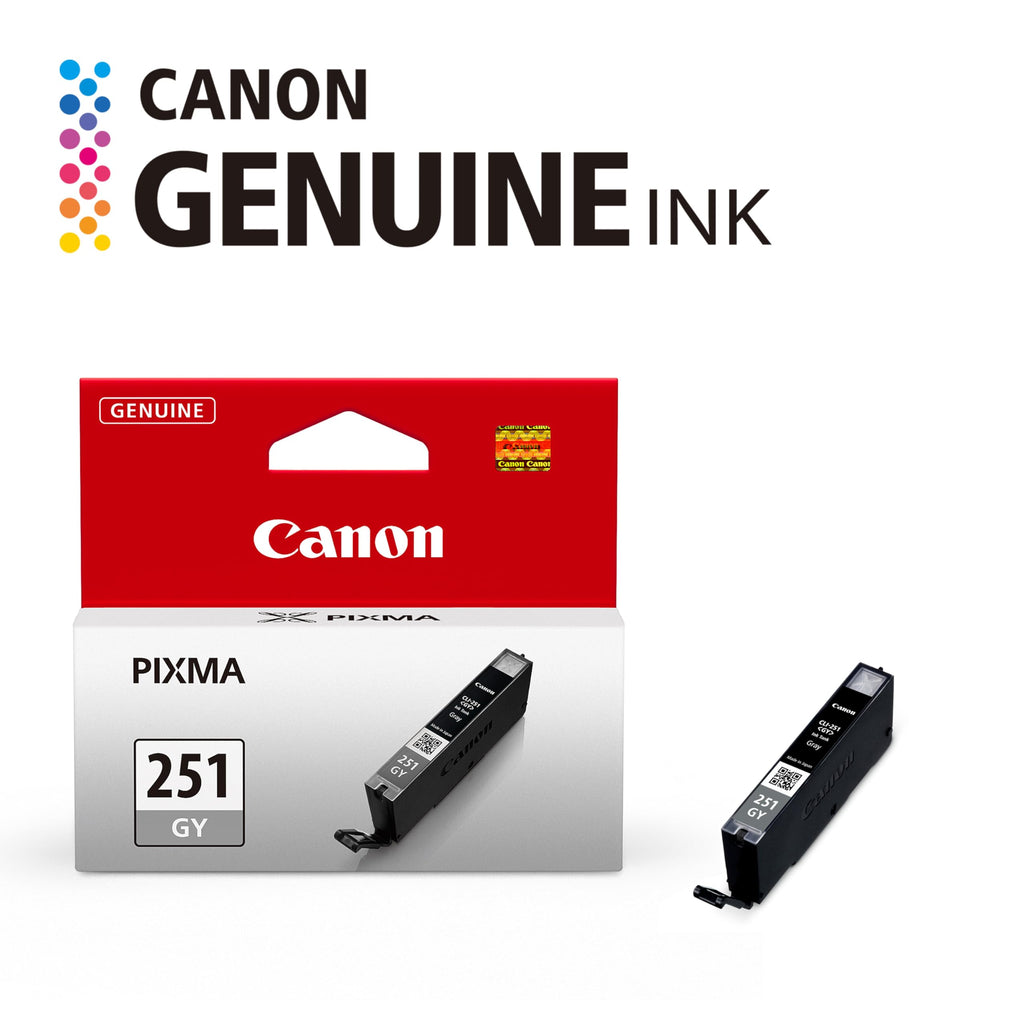 Canon Genuine CLI-251 Grey Ink Cartridge