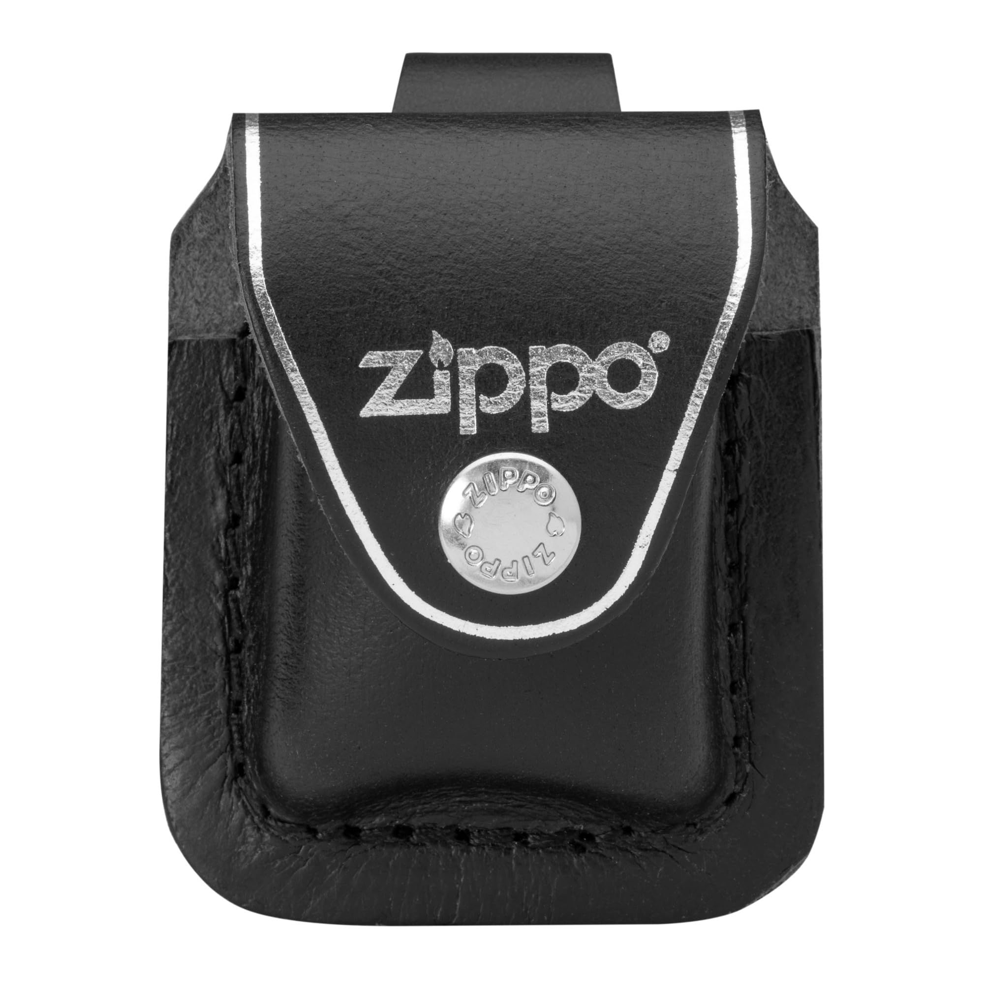 Zippo Leather Pouch w/Loop,Blk. (LPLBK)