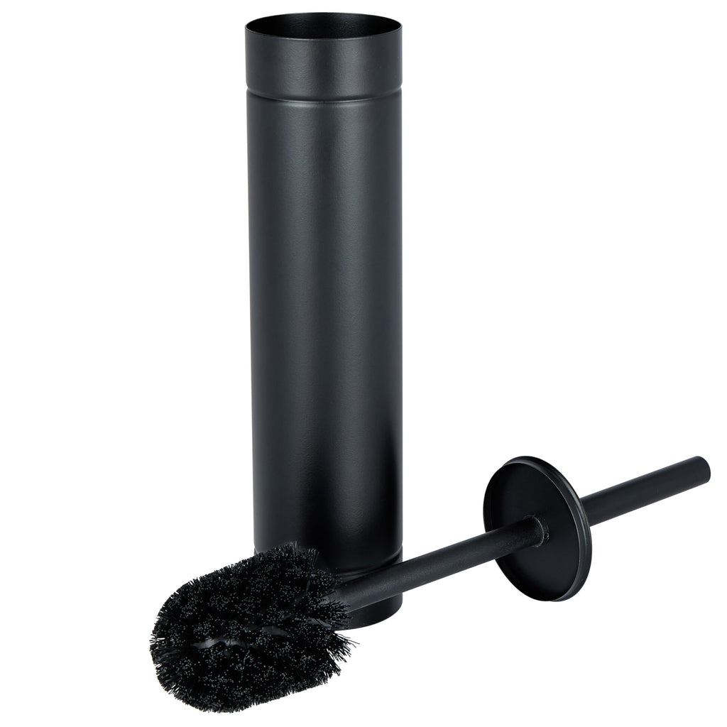 Bath Bliss Slender Toilet Brush with Weighted Base in Black