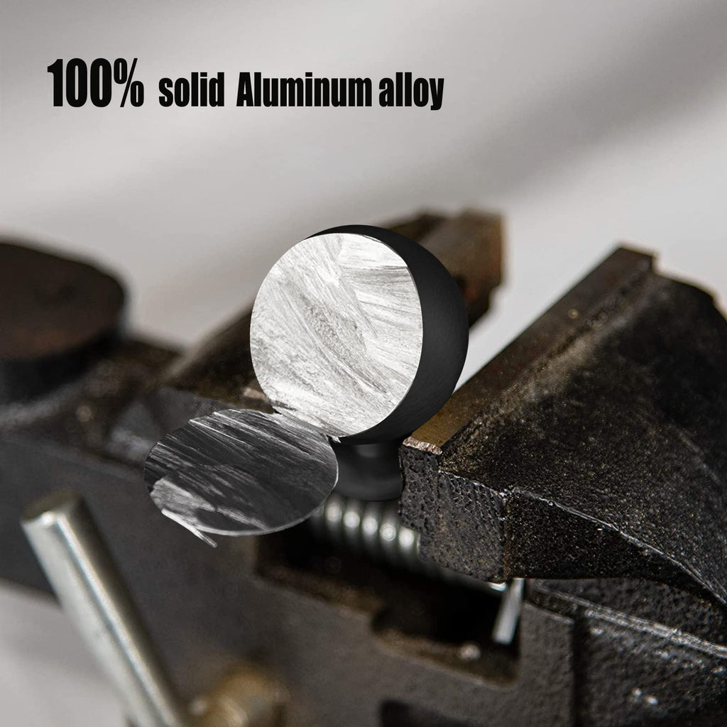goldenwarm 10 Pack Cabinet Knobs Black Knobs for Cabinet Black Cabinet Knob Dresser/Drawer/Kitchen Cabinet Cupboard Hardware Diameter: 1Inch(25mm)